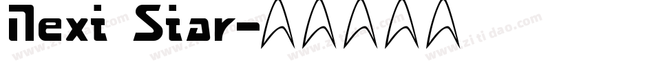 Next Star字体转换